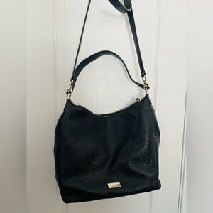 Kate Spade Prospect Place Kaia Hobo Bag in Black Pebbled Leather
